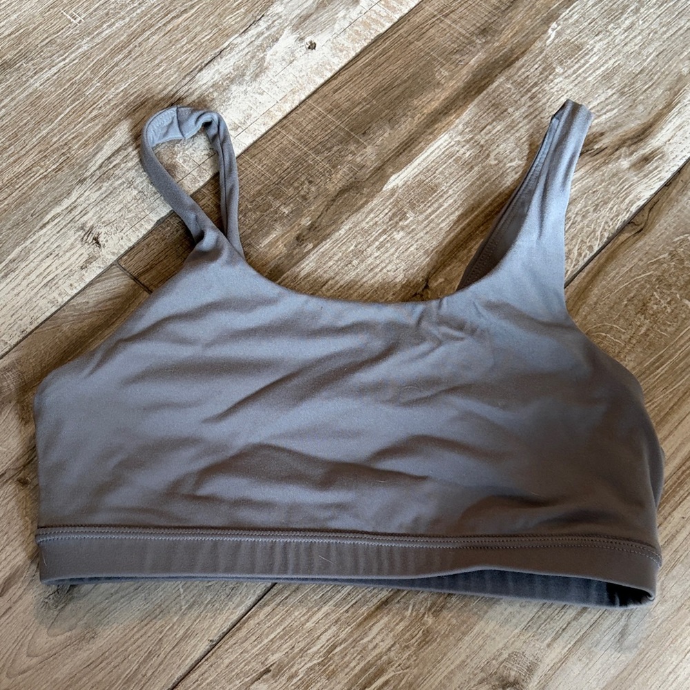 Fleo Smooth Scoop Sports Bra - Slate Gray
